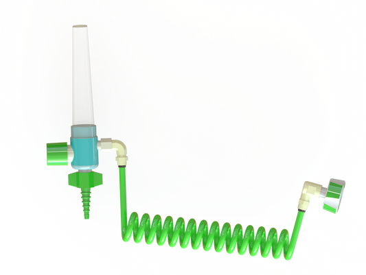 Oxygen Flowmeter, DISS, 100-4128