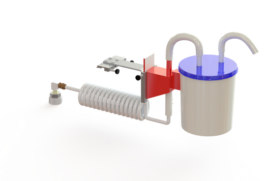 Vacuum Canister Kit, DISS, 100-4483-1